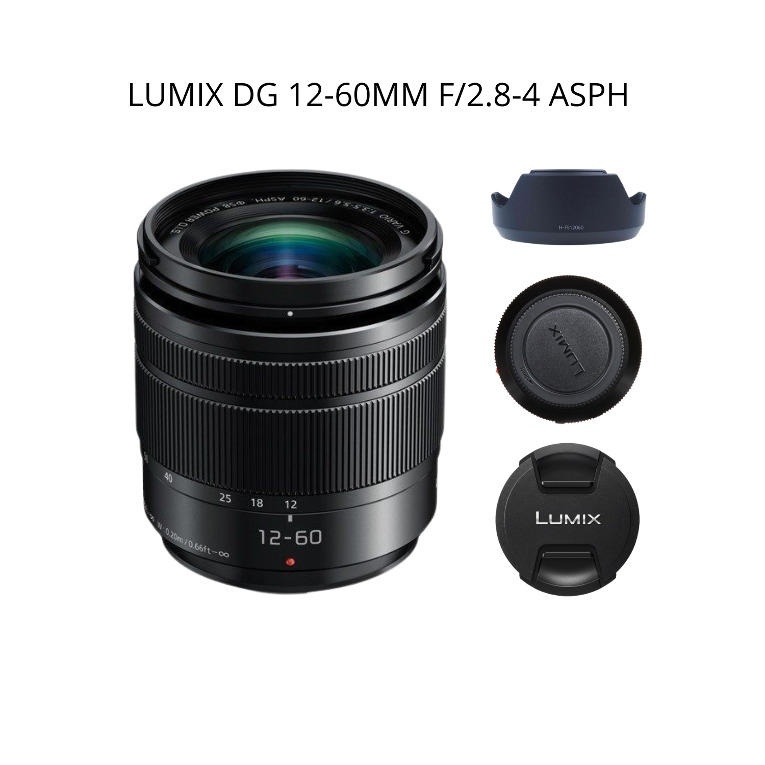 ::: USED ::: PANASONIC LUMIX DG 12-60mm F/2.8-4 (MINT-406) - CONSIGNMENT