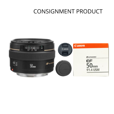::: USED ::: CANON EF 50mm F/1.4 USM (MINT - 215) - CONSIGNMENT