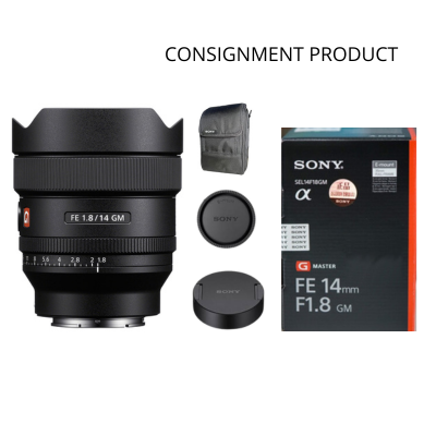 ::: USED ::: SONY FE 14mm F/1.8 GM (EXMINT - 141)  -  CONSIGMENT