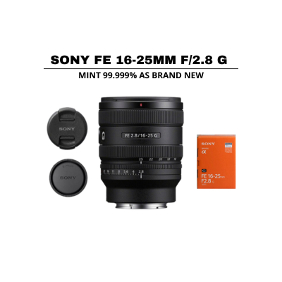 ::: USED :::SONY FE 16-25mm F/2.8 G (MINT - 329)  - CONSIGNMENT