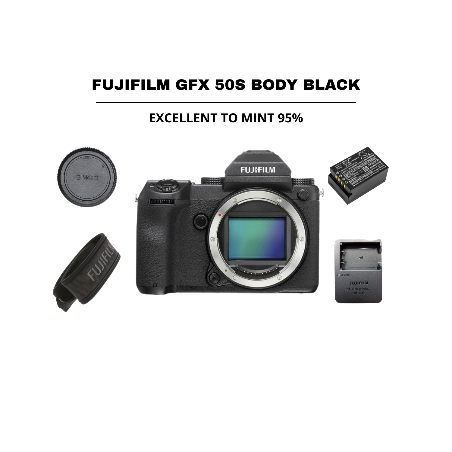 ::: USED ::: FUJIFILM GFX 50S BODY BLACK (EXMINT - 293)