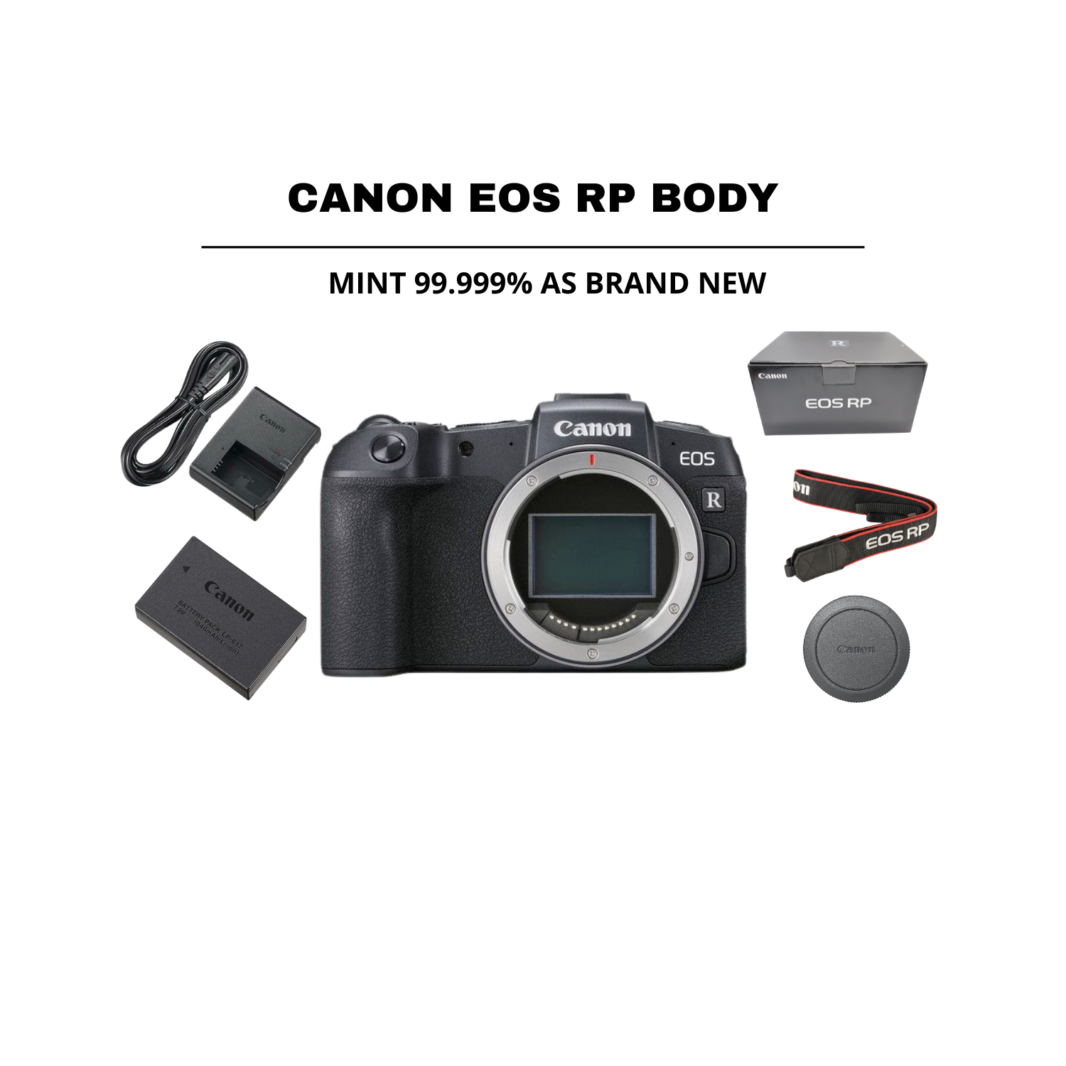 ::: USED ::: CANON EOS RP BODY (MINT - 145) - CONSIGNMENT