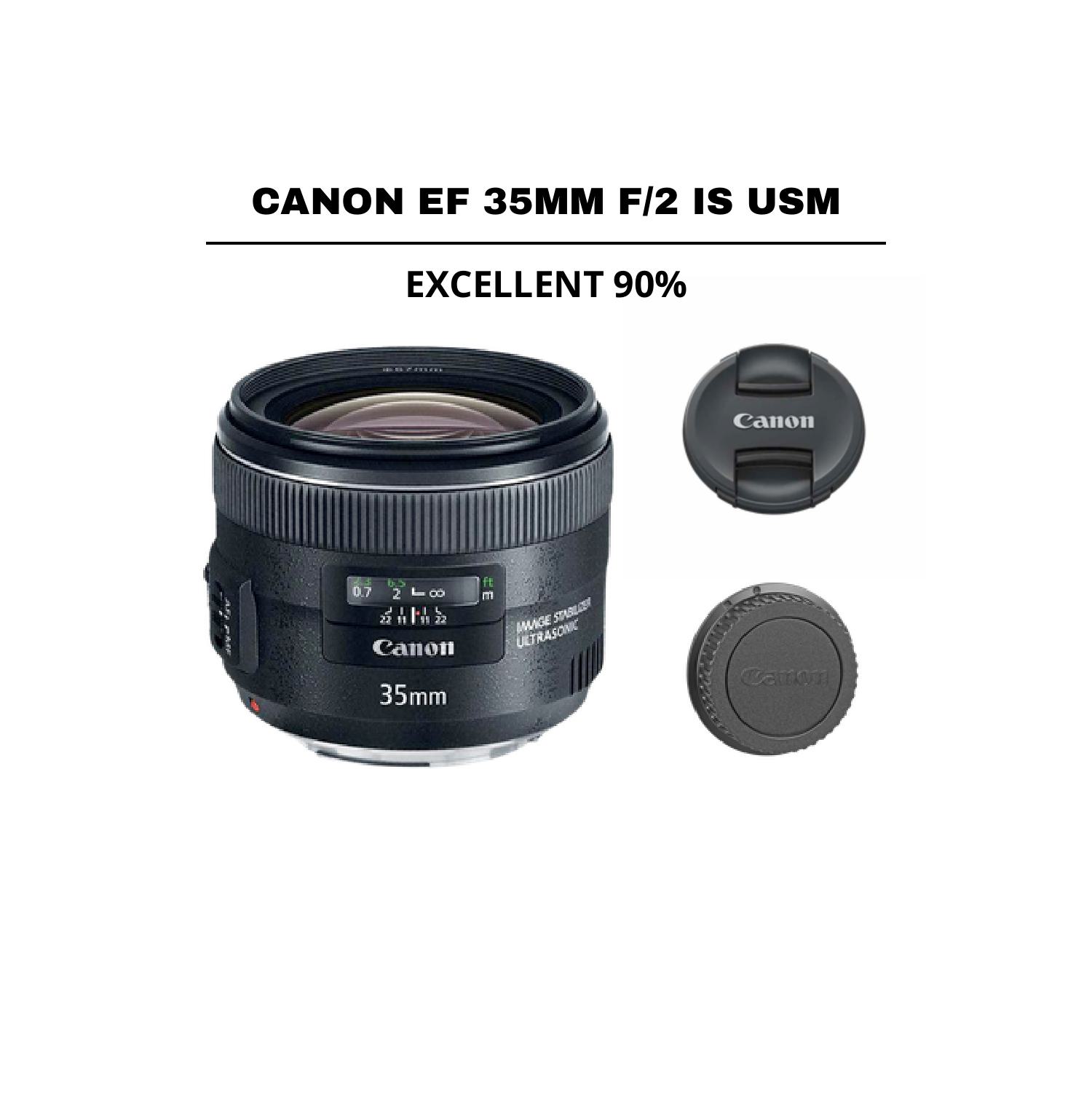 ::: USED ::: CANON EF 35MM F/2 IS USM (EXCELLENT - 145) - CONSIGNMENT