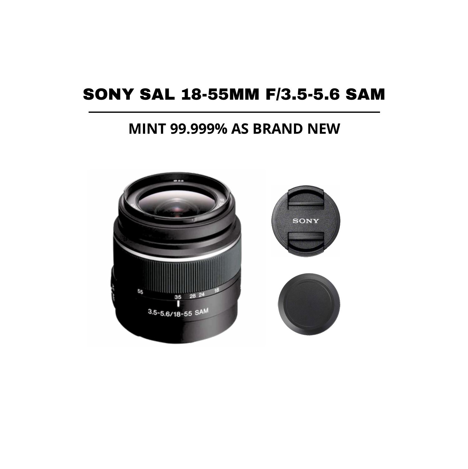 ::: USED ::: SONY SAL 18-55MM F/3.5-5.6 SAM (MINT - 933) - CONSIGNMENT