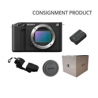 ::: USED ::: SONY ZV-E1 BODY BLACK (MINT-763) - CONSIGNMENT