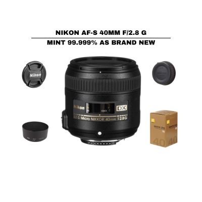 ::: USED ::: NIKON AF-S 40MM F/2.8 G (MINT - 883) - CONSIGNMENT
