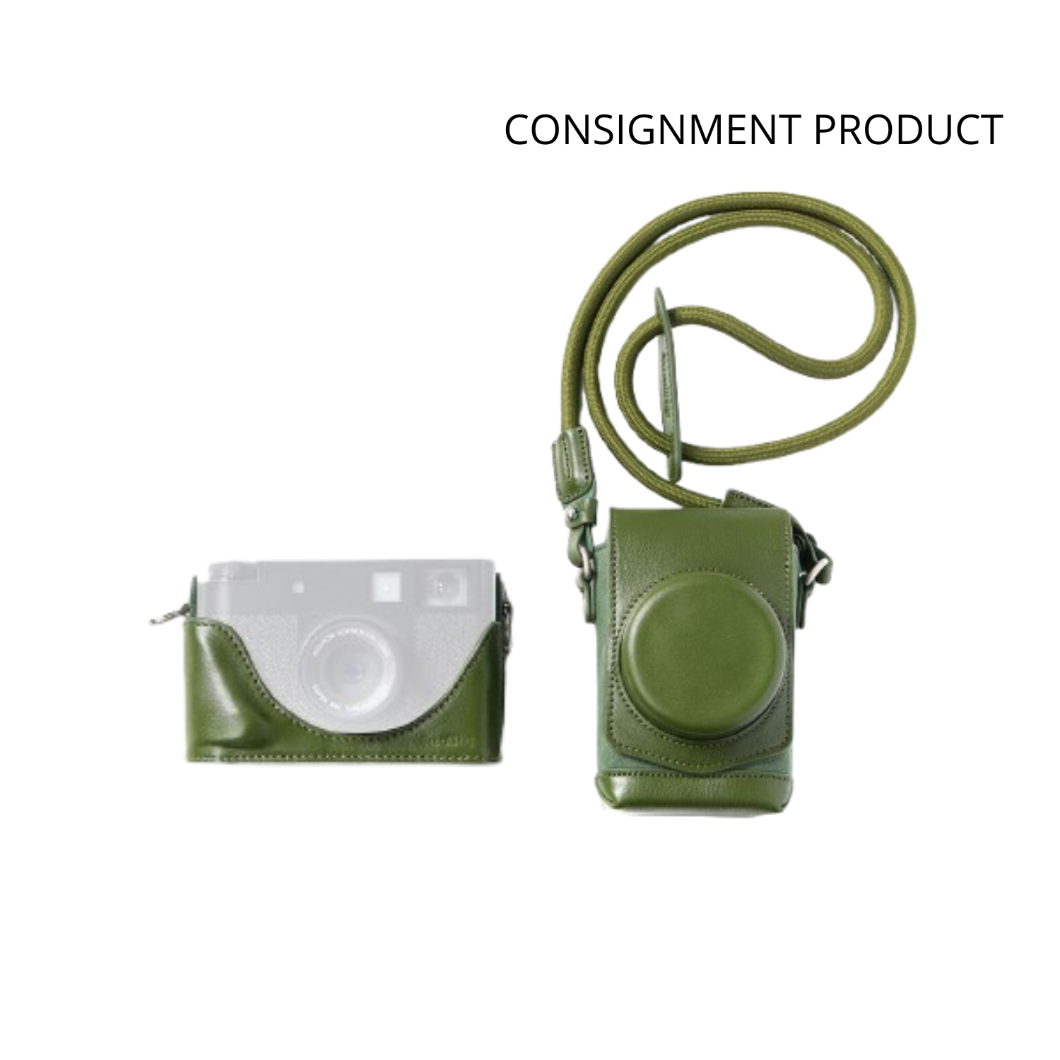 ::: USED ::: SMALLRIG LEATHER CASE KIT FOR FUJIFILM X HALF GREEN - CONSIGNMENT