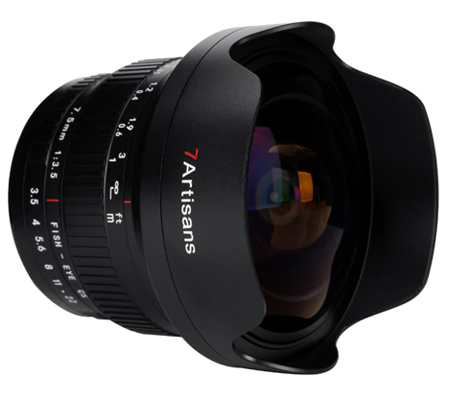 7Artisans 7.5mm f/3.5 for Canon EF Mount APSC