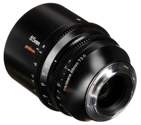 7Artisans 85mm T2.0 Spectrum Cine Lens for Canon RF Mount Full Frame