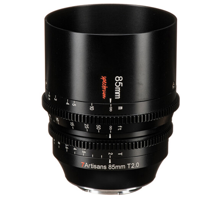 7Artisans 85mm T2.0 Spectrum Cine Lens for Canon RF Mount Full Frame