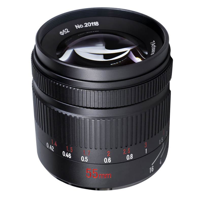7Artisans 55mm f/1.4 Mark II for Sony E Mount APSC