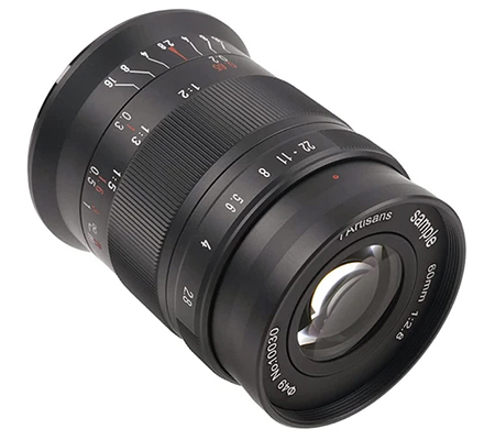 7Artisans 60mm f/2.8 Mark II for Canon EF-M Mount APSC