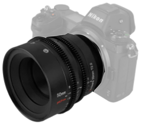 7Artisans 50mm T2.0 Spectrum Cine Lens for Nikon Z Mount Full Frame