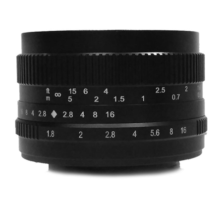 7Artisans 50mm f/1.8 Mark II for Micro Four Third Mount Black