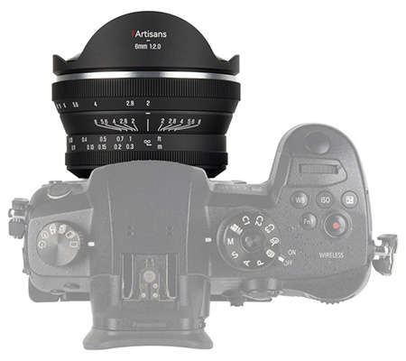 7Artisans 6mm f/2 Fisheye for Micro Four Third Mount