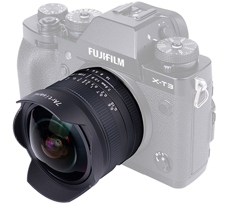 7Artisans 7.5mm f/2.8 Mark II Fisheye Lens for Fujifilm X Mount APSC