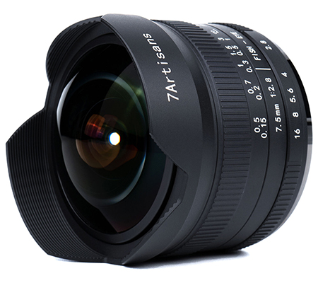 7Artisans 7.5mm f/2.8 Mark II Fisheye for Sony E Mount APSC