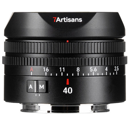 7Artisans AF 40mm f/2.5 for Sony FE Mount Full Frame