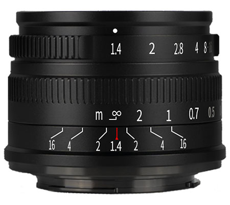 7Artisans 35mm f/1.4 for Canon EF-M Mount APSC