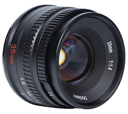 7Artisans 35mm f/1.4 for Fujifilm X Mount APSC Black