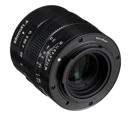 7artisans 55mm f/1.4 for Panasonic Olympus Micro Four Thirds Mount Black