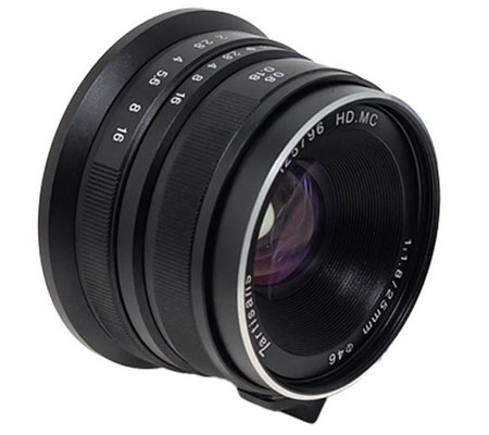 7Artisans 25mm f/1.8 for Micro Four Third Mount Black