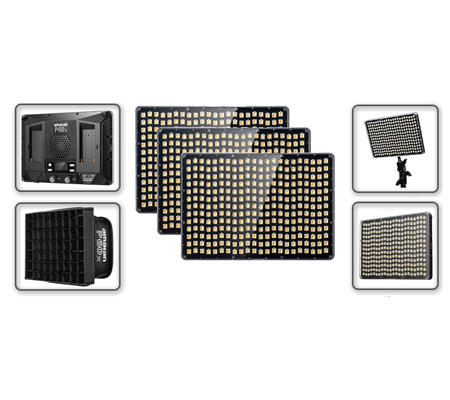 Aputure Amaran P60X 3-Light Kit 60W Bi Color LED Light