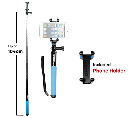 Attanta SMP-33 Selfie Stick Mini Monopod for Action Camera & Smartphone