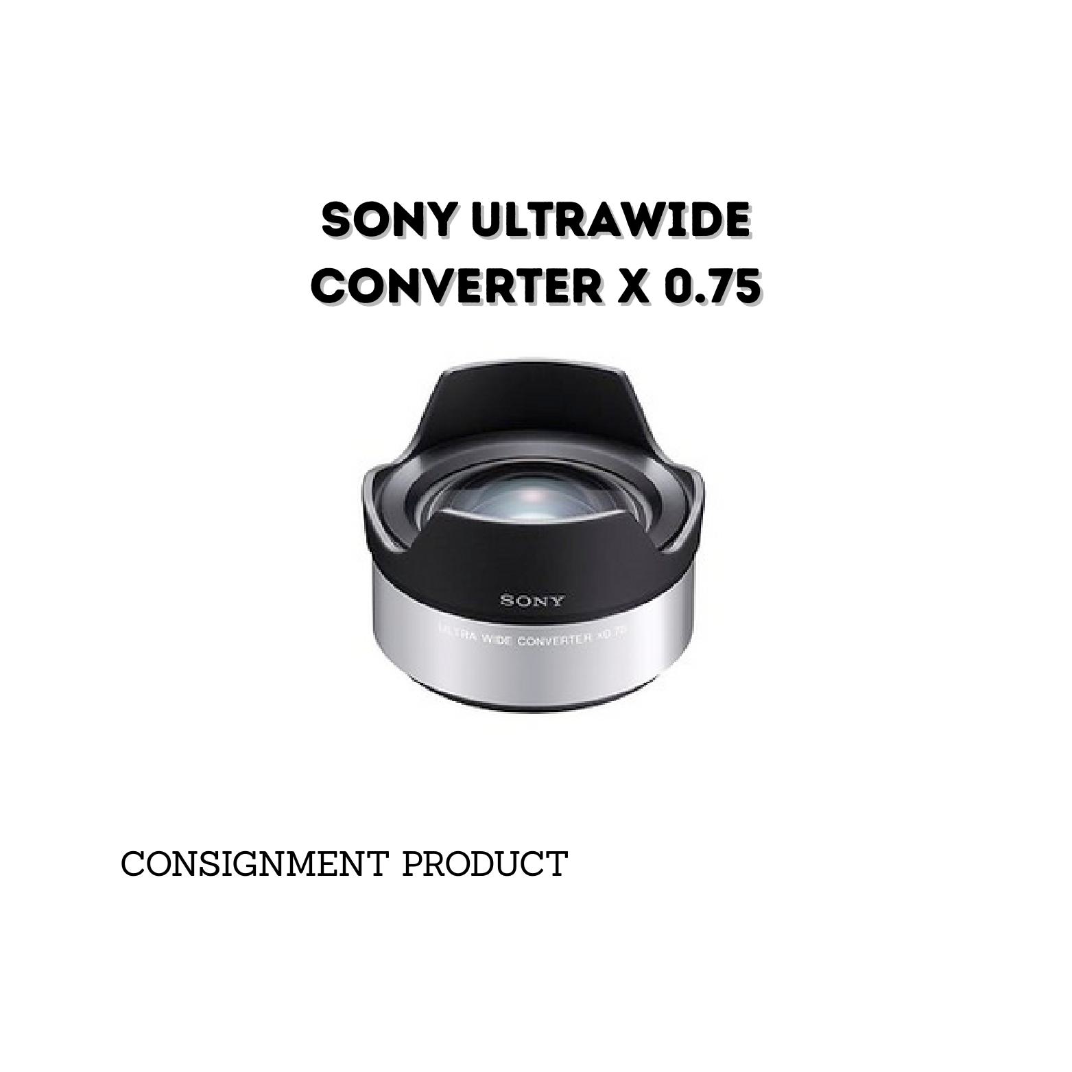 ::: USED ::: SONY ULTRAWIDE TELECONVERTER X 0.75 - CONSIGNMENT