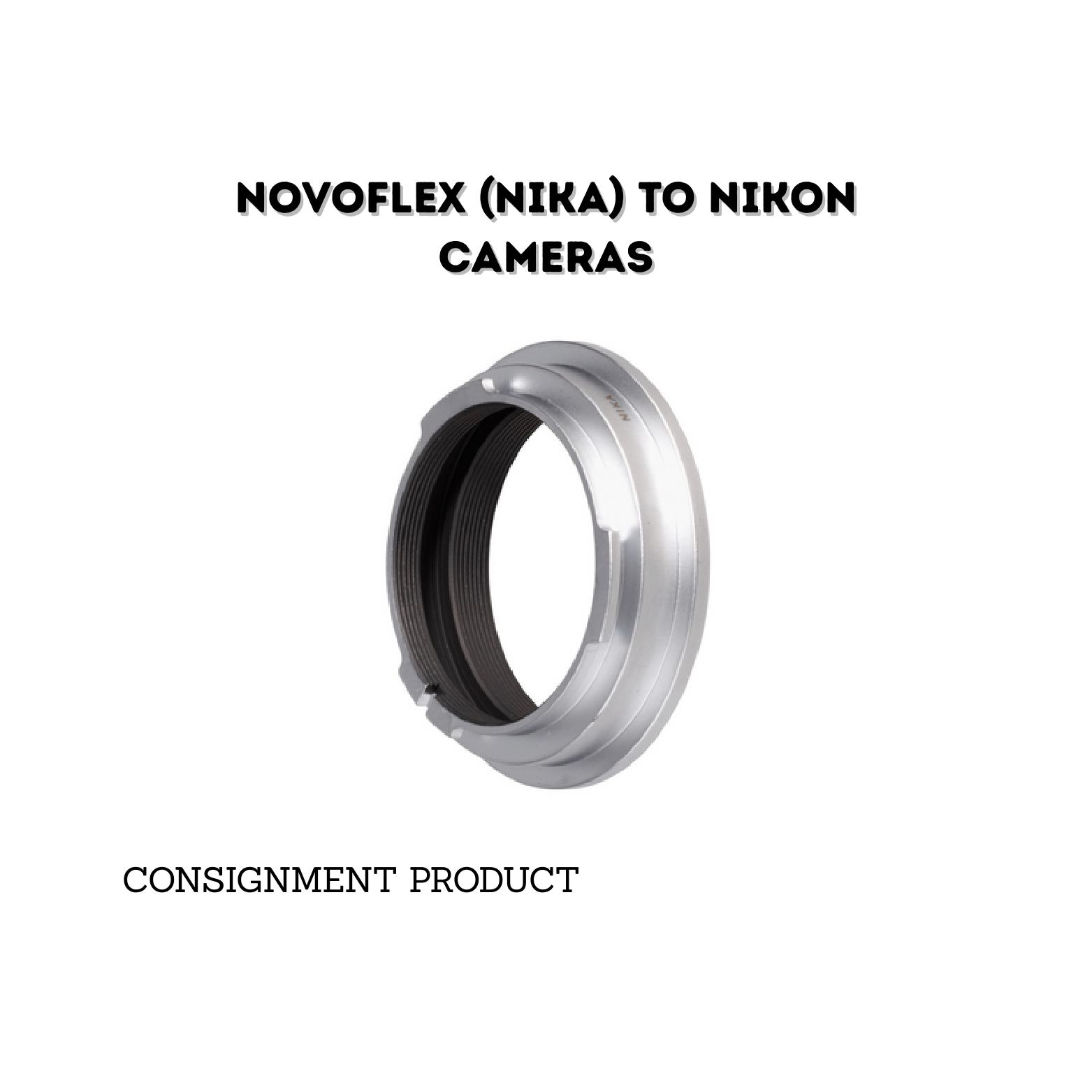 ::: USED ::: NOVOFLEX (NIK/A) TO NIKON CAMERA  - CONSIGNMENT