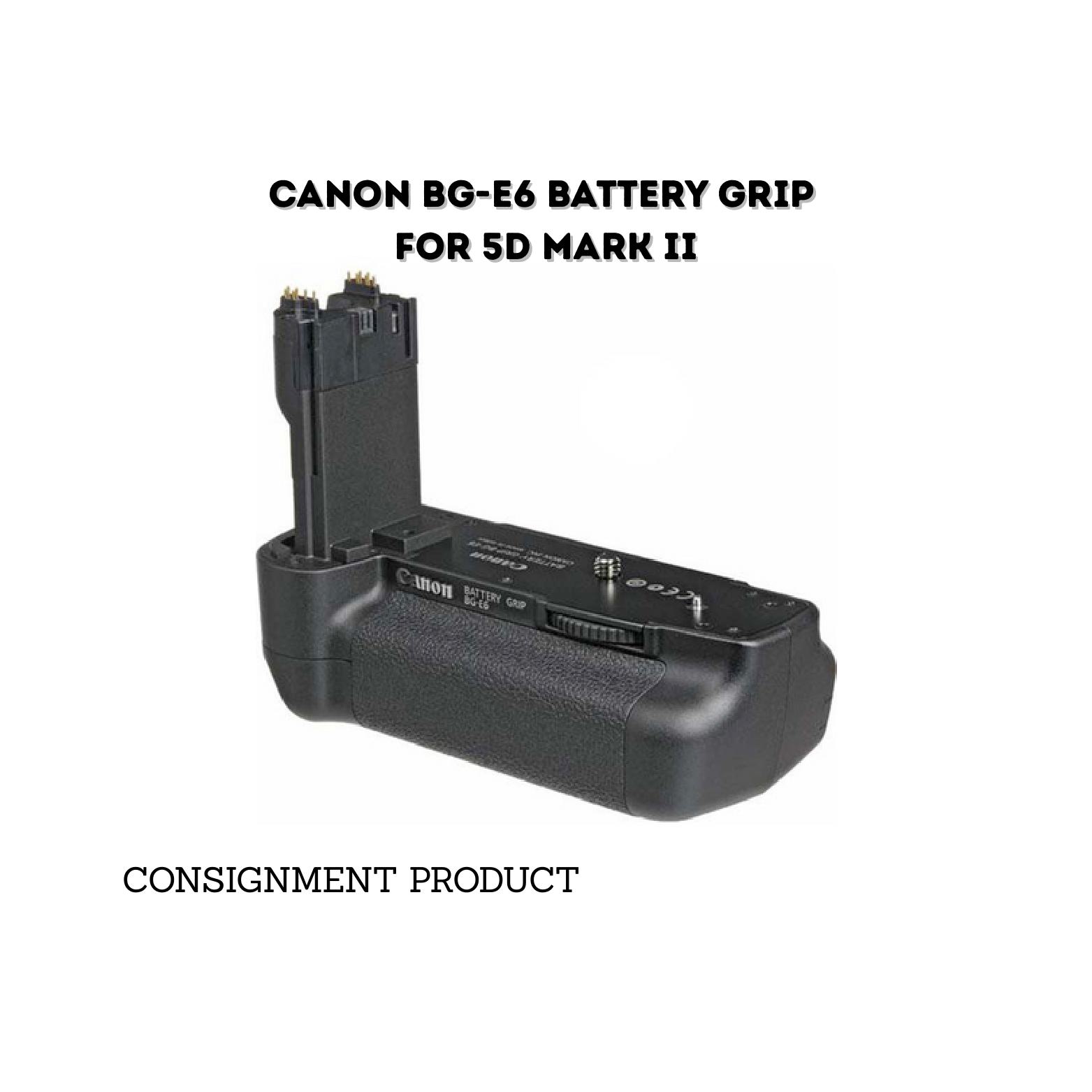 ::: USED ::: CANON BG-E6 BATTERY GRIP FOR EOS 5D MARK II - CONSIGNMENT