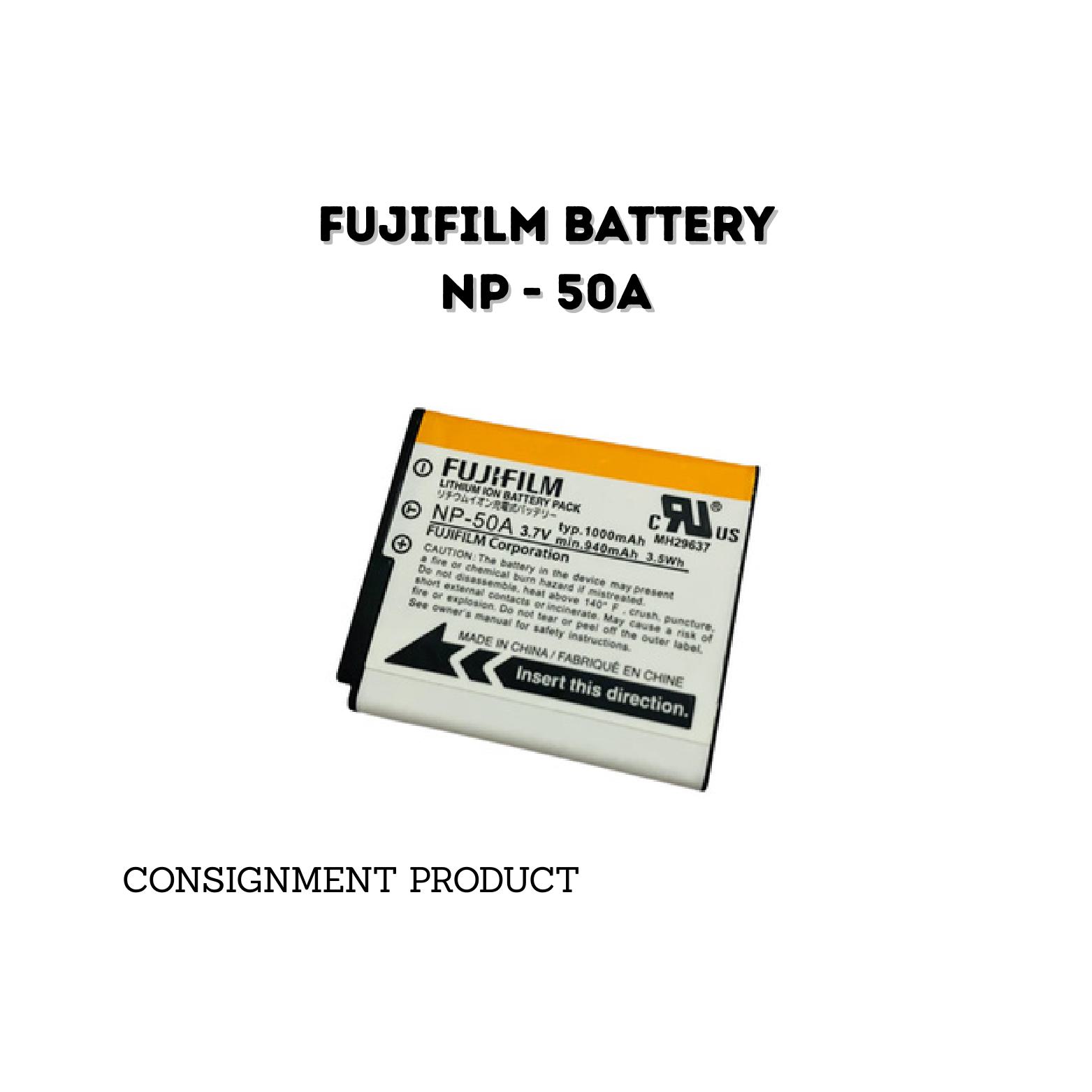 ::: USED ::: FUJIFILM BATTERY NP-50A - CONSIGNMENT