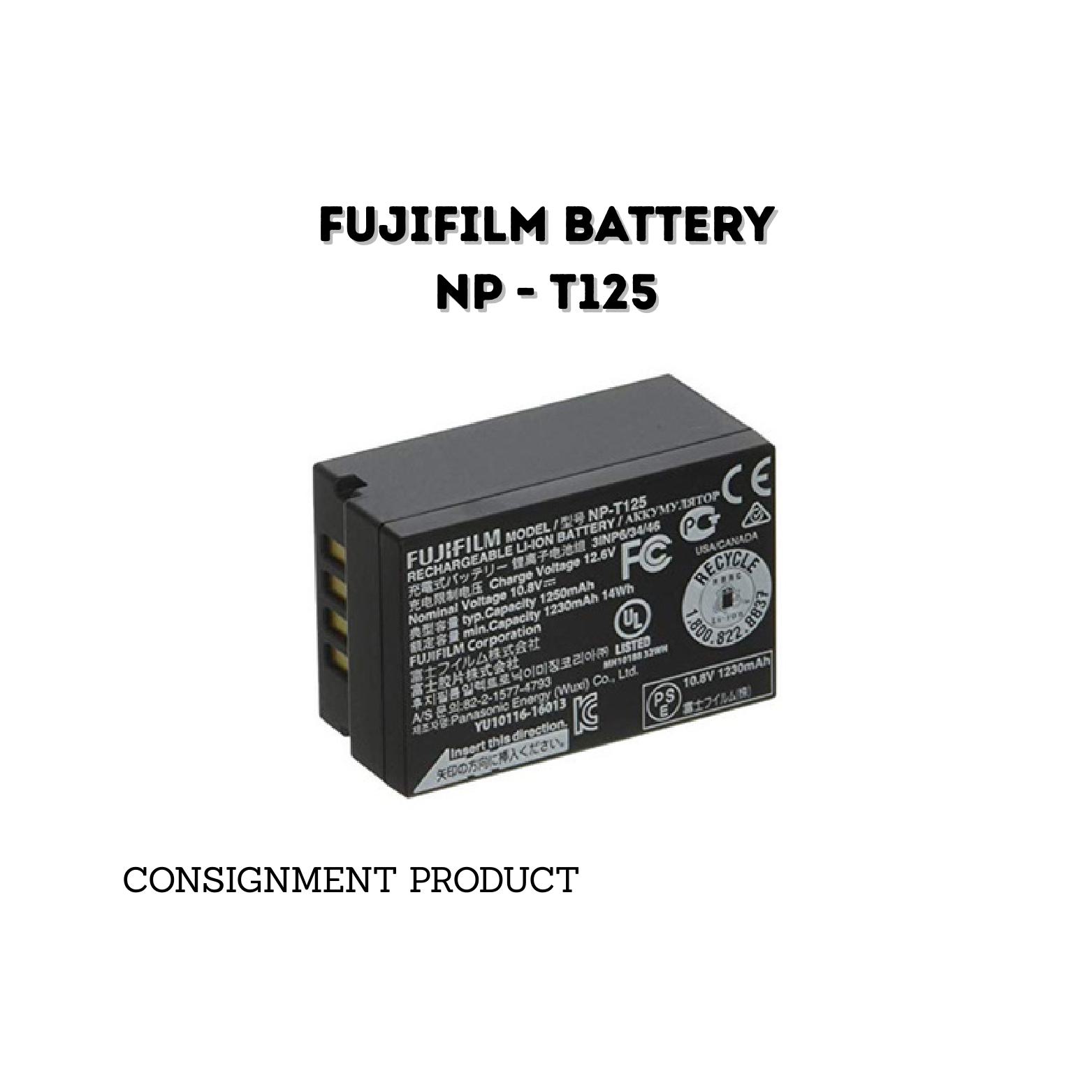 ::: USED ::: FUJIFILM BATTERY NP-T125 - CONSIGNMENT