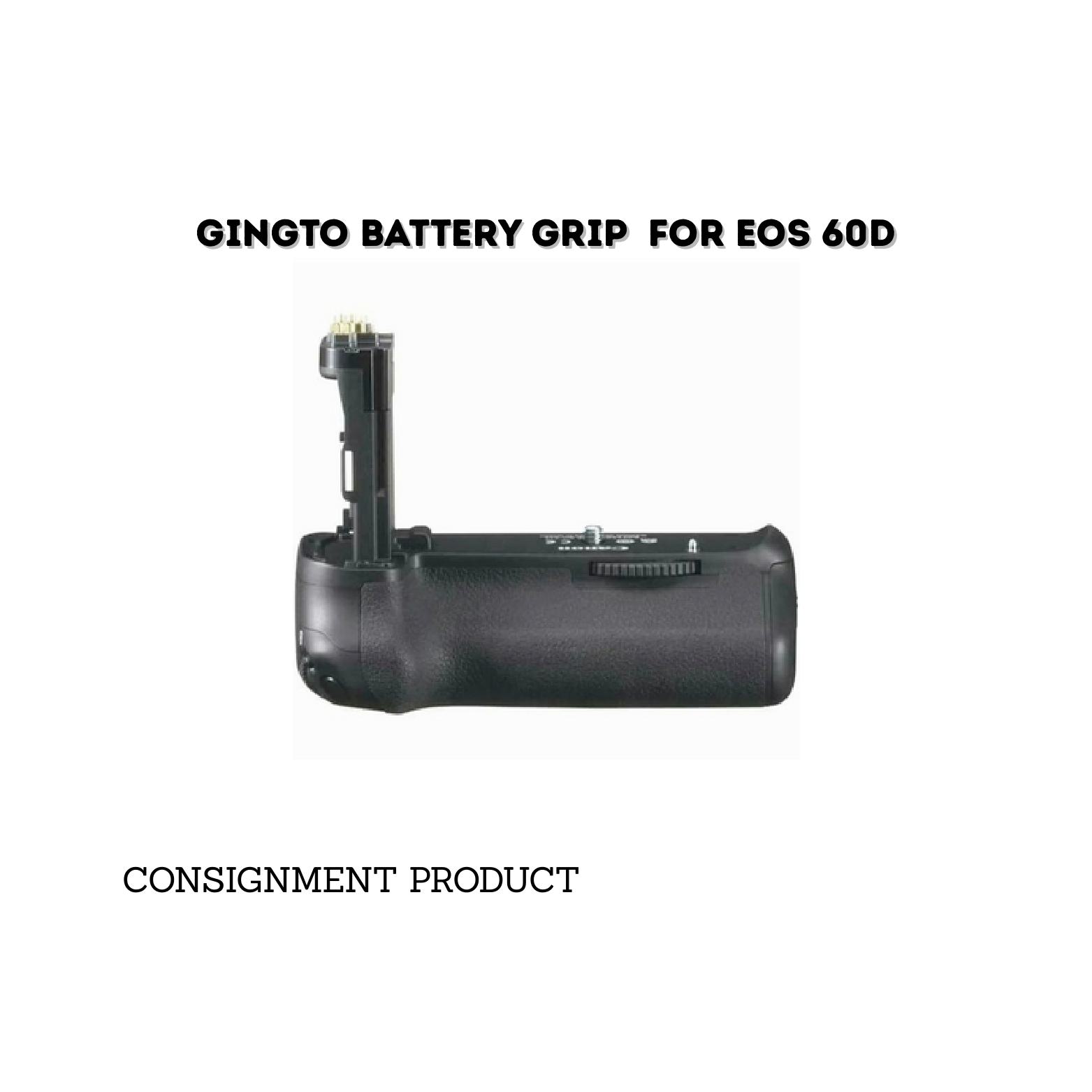 ::: USED ::: GING TO BATTERY GRIP FOR CANON EOS 60D - CONSIGNMENT