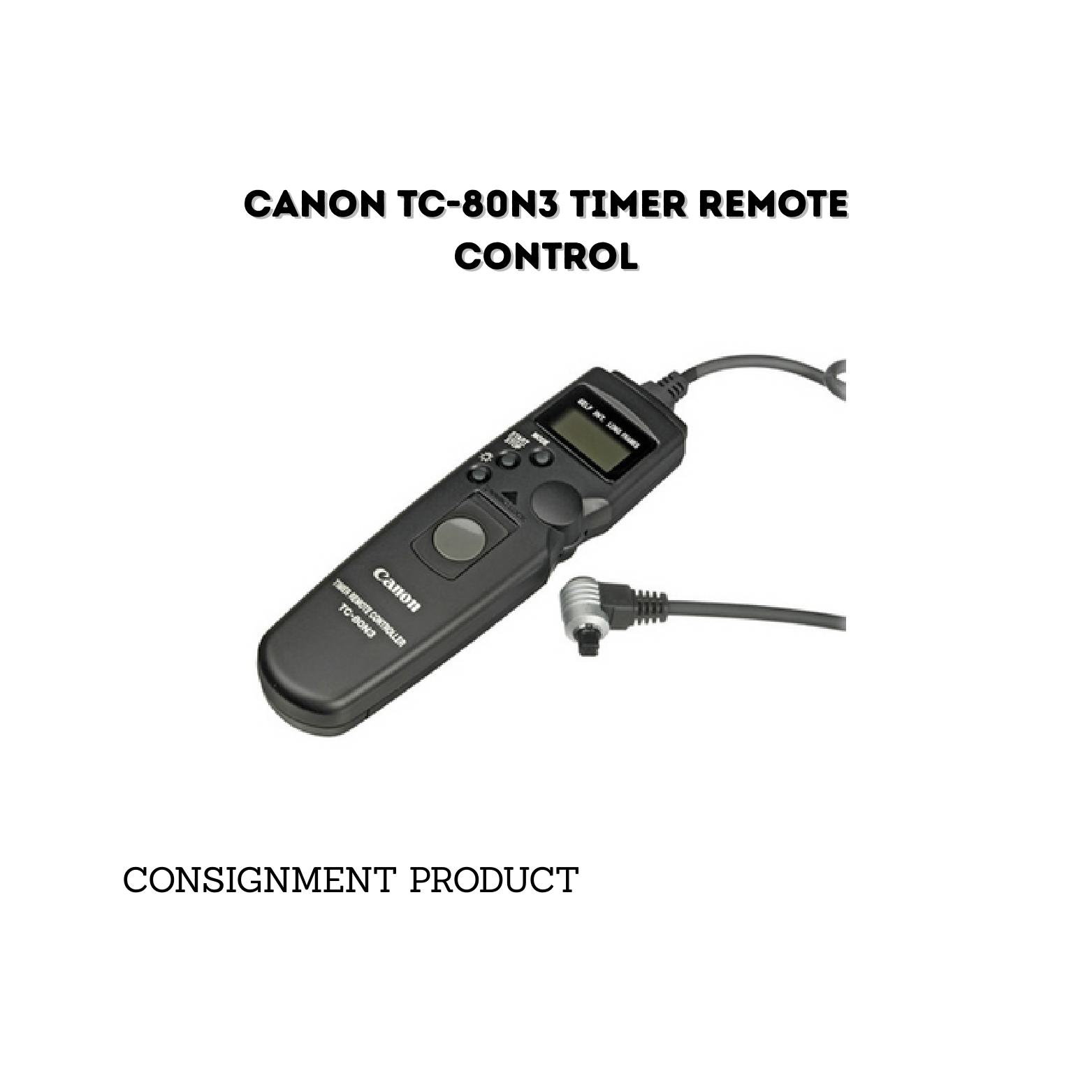 ::: USED ::: CANON TC-80N3 TIMER REMOTE CONTROL - CONSIGNMENT