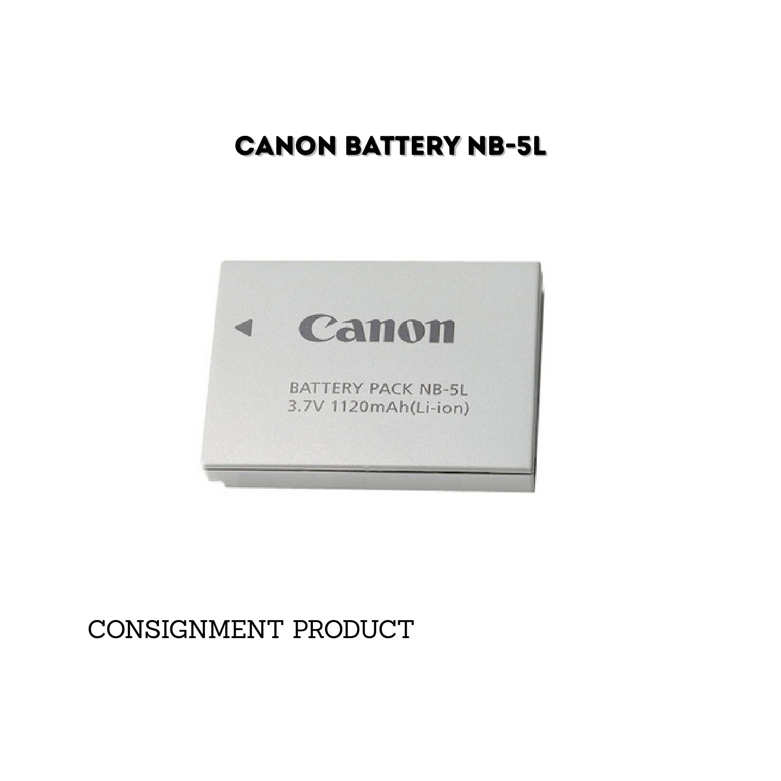 ::: USED ::: CANON BATTERY NB-5L - CONSIGNMENT