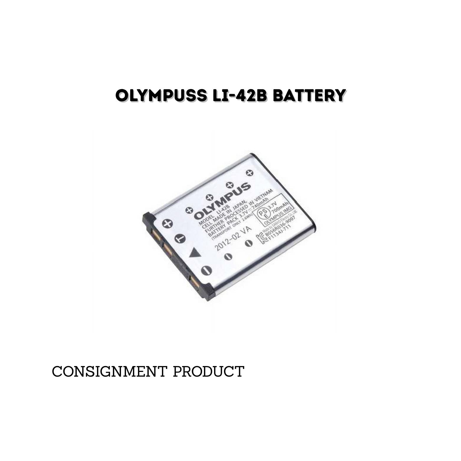 ::: USED ::: OLYMPUSS BATTERY LI-42B - CONSIGNMENT