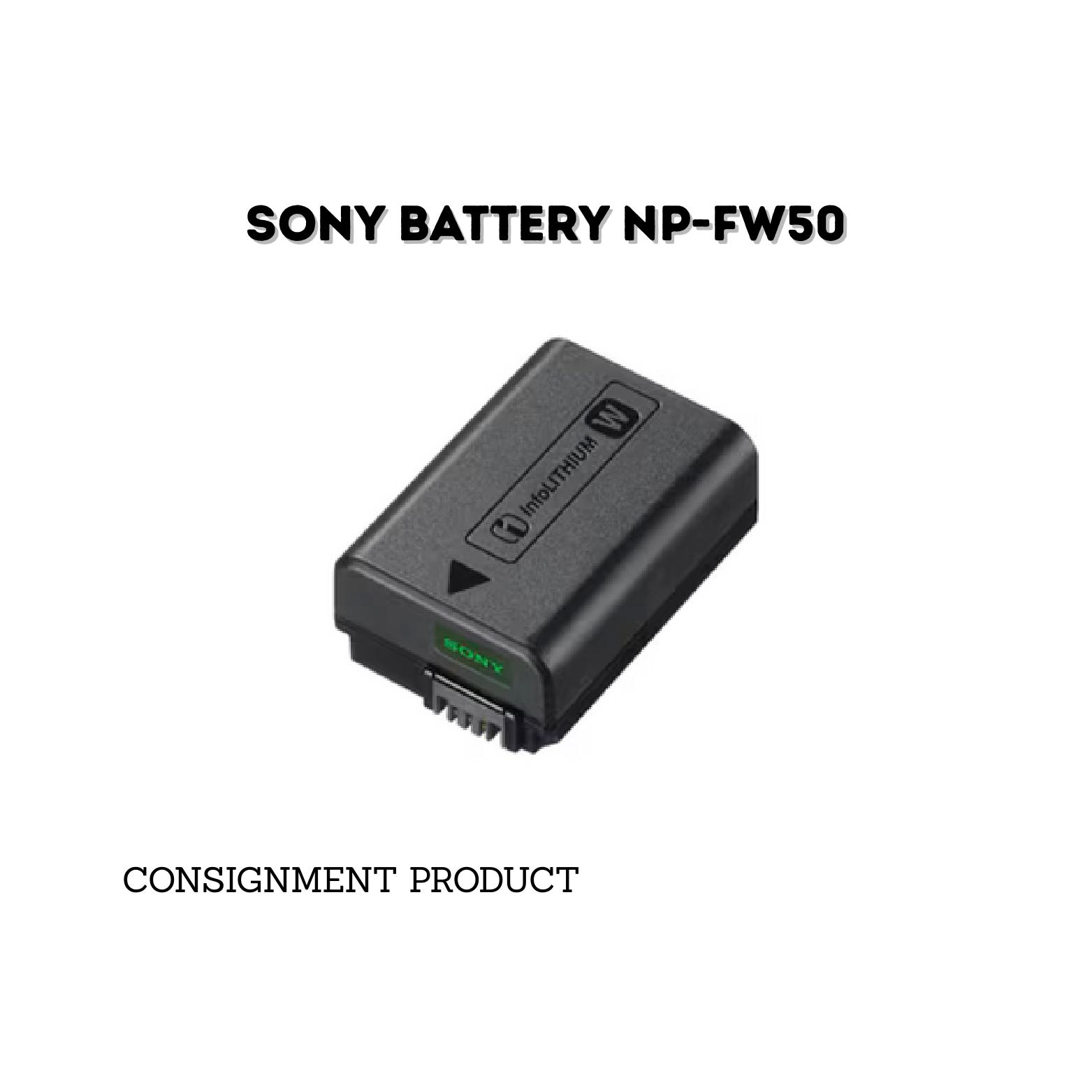 ::: USED ::: SONY BATTERY NP-FW50 - CONSIGNMENT