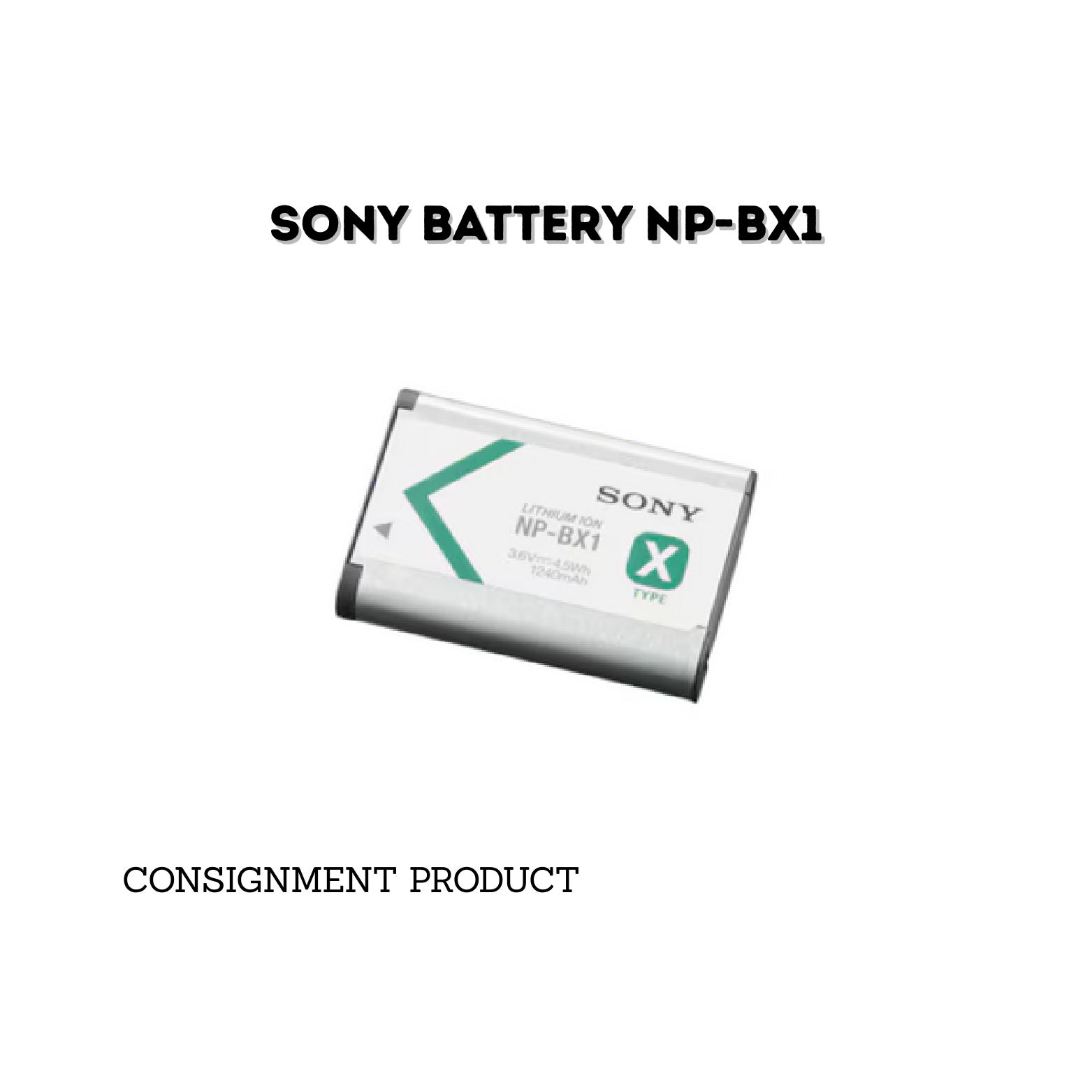 ::: USED ::: SONY BATTERY NP-BX1 - CONSIGNMENT