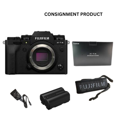 :::USED::: FUJIFILM X-T4 BODY BLACK (VG TO E-234) CONSIGNMENT