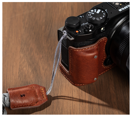 SmallRig Leather Half Case for Fujifilm X-M5 Brown 4880