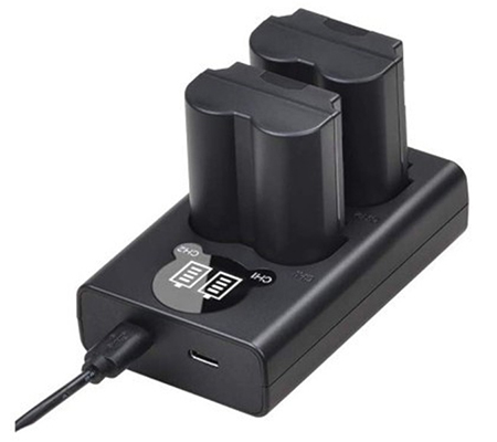 CASELL Power Battery (2pack) & Dual Charger for Fuji NP-W235