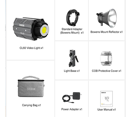 Colbor CL60 Bi-Color High CRI COB LED Light