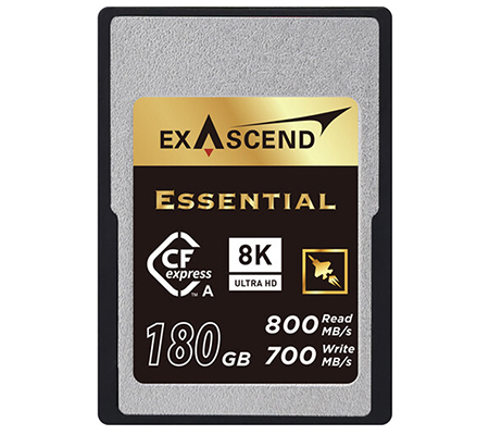 Exascend CFExpress Type A 180GB Essential (Read 800MB/s and Write 700MB/s)