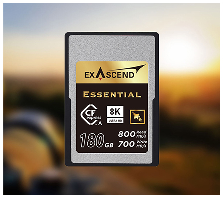Exascend CFExpress Type A 180GB Essential (Read 800MB/s and Write 700MB/s)