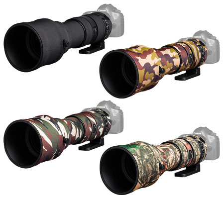 Easy Cover Lens Oak For Sigma 150-600mm f/5-6.3 DG OS HSM Sport Black