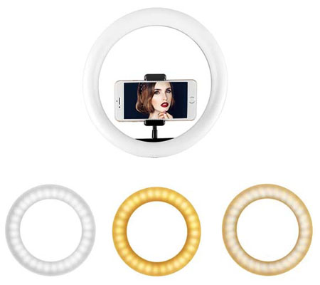 FotoPlus RL-10 Ring Light Bi Color Combo Kit