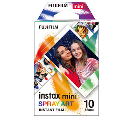 Fujifilm Instax Mini Paper Film Spray Art