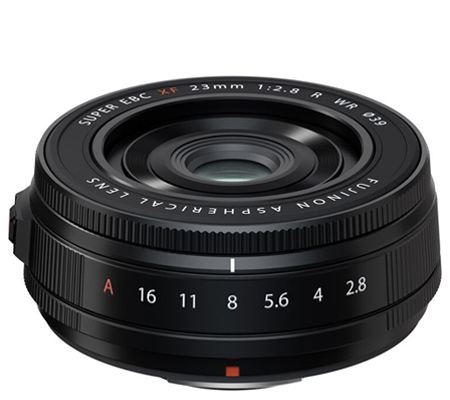 Fujifilm XF 23mm f/2.8 R WR Black Lens