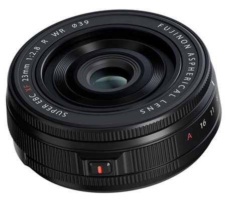 Fujifilm XF 23mm f/2.8 R WR Black Lens